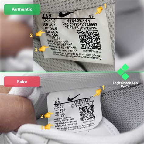 fake vs real nike|how to authenticate nike shoes.